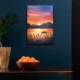 Acrylic Painting of a sunset