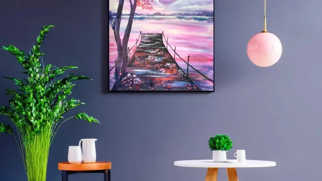 Transform Your Living Space: The Power of Paintings, Mini Plants, and Lighting