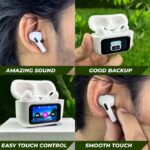 Airpods A9 pro ANC And ENC with Touch Screen Display