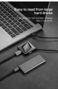 Yuanxin YXH-55 USB Male to Quad USB Female Black Hub