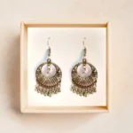 Round Earring for woman and girls Silver