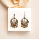 Round Earring for woman and girls Silver