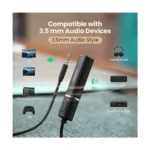 Ugreen CM107 (40761) 3.5mm Bluetooth 5.0 Black Audio Transmitter