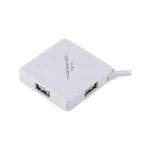 Yuanxin YXH-55 USB Male to Quad USB Female White Hub